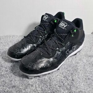 NEW Under Armour Harper 8 Mid RM Molded Baseball Cleats Men's Size 14 3026592